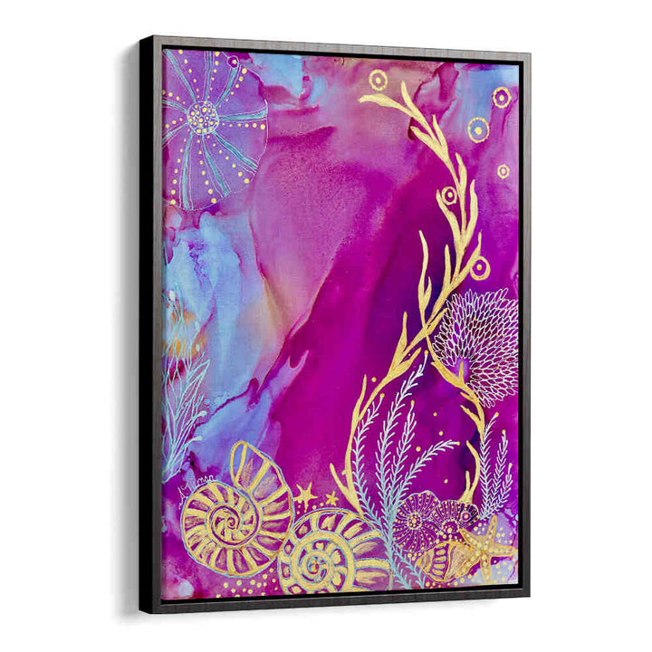 Vibrant ROSE QUARTZ REEF II, BEACH PAINTINGS capturing serene beach life, perfect for a calming home atmosphere.