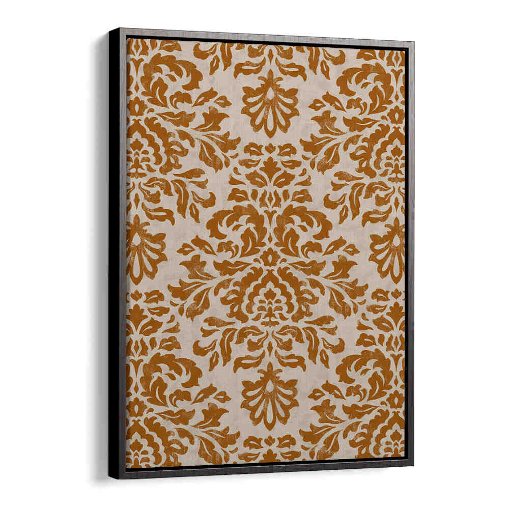 RUSTIC GOLD DAMASK PATTERN