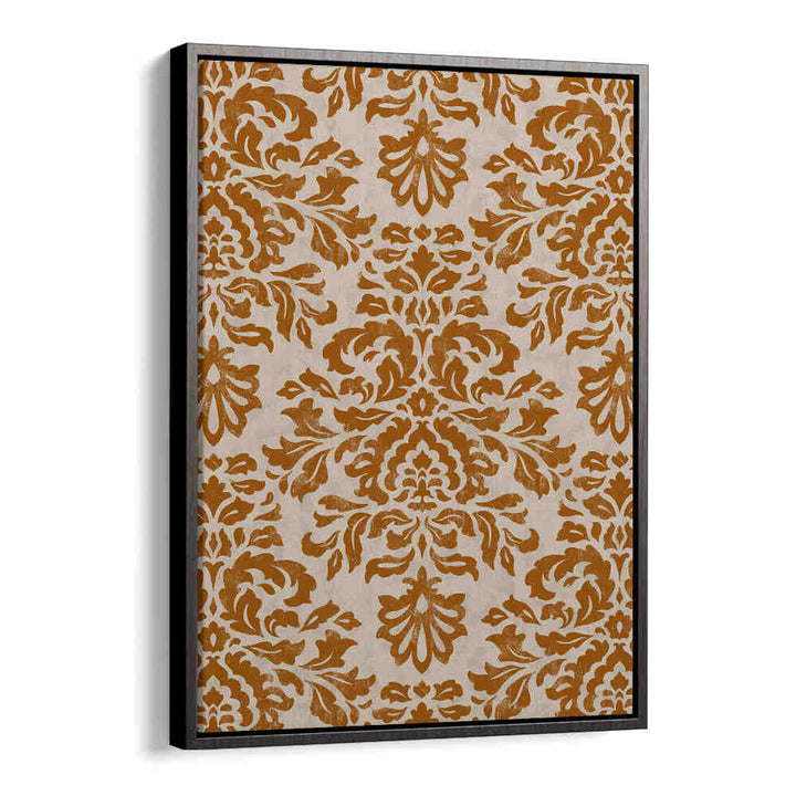 RUSTIC GOLD DAMASK PATTERN