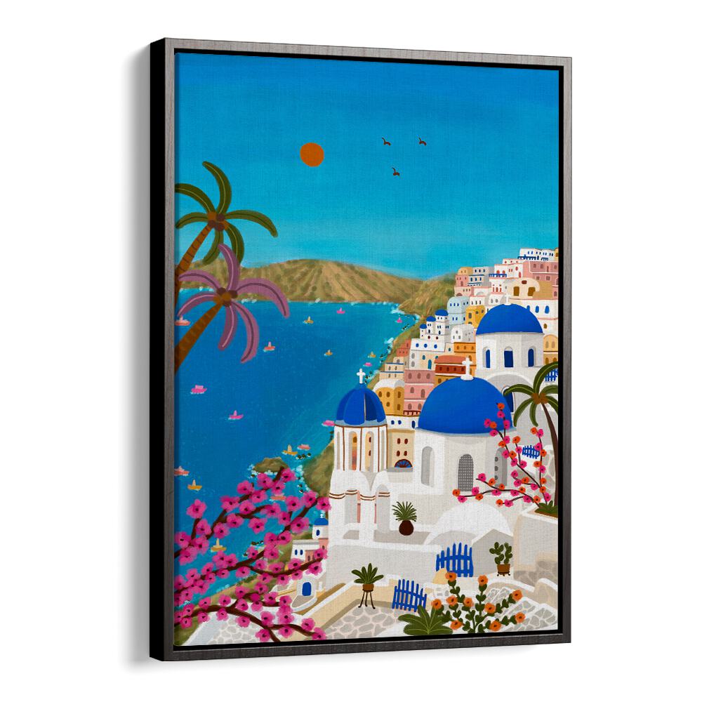SANTORINI DREAMS , TRAVEL POSTERS
