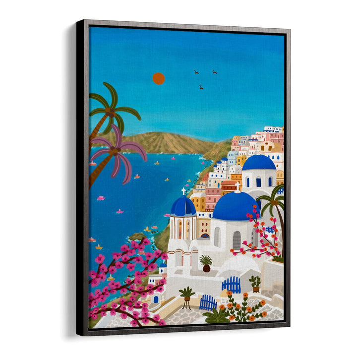 SANTORINI DREAMS , TRAVEL POSTERS