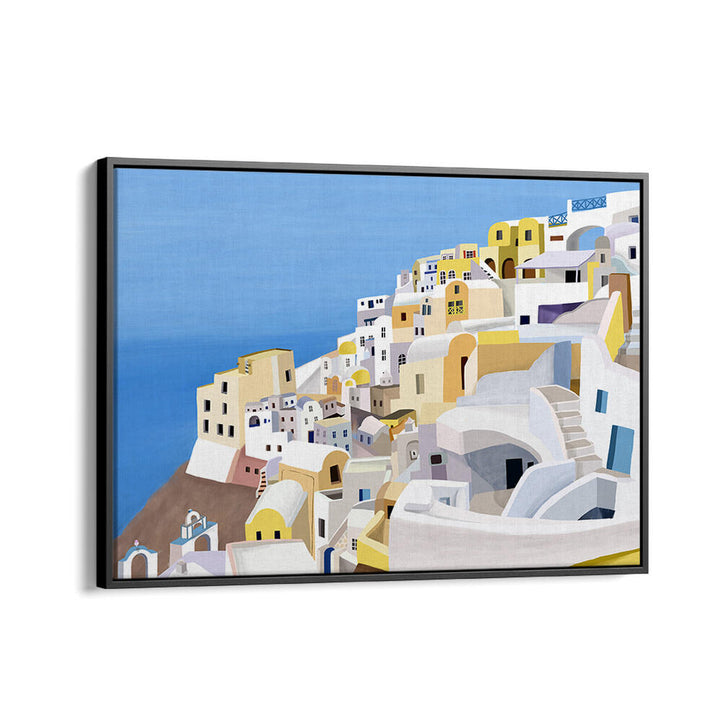 SANTORINI, GREECE CLIFF , TRAVEL POSTERS
