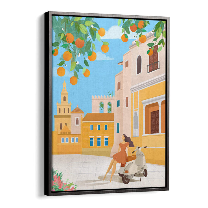 SEVILLE ORANGES - SPAIN , TRAVEL POSTERS