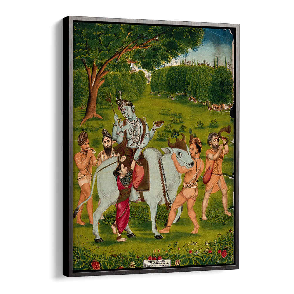 SHIVA MOUNTED ON NANDI