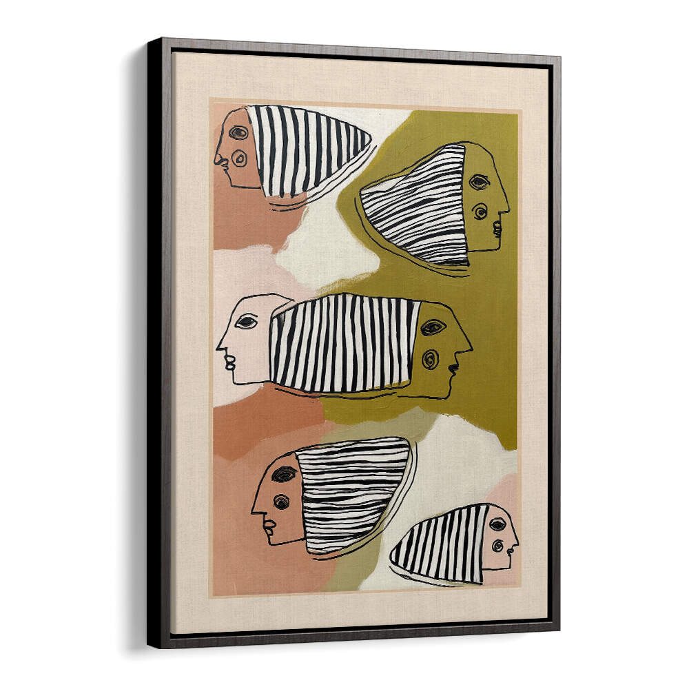 SILENT TRAVELERS , ABSTRACT PAINTINGS