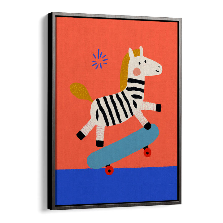 SKATING ZEBRA ,KIDS ROOM PAINTINGS