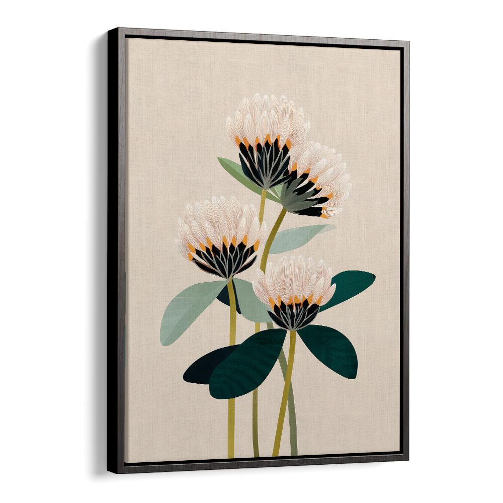 SOFT BOTANICA , FLORAL FLOWER PAINTINGS
