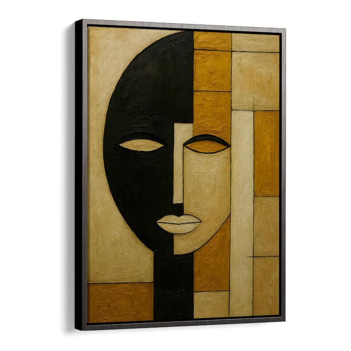 SPLIT MASK , EXPRESSIONISM PAINTINGS