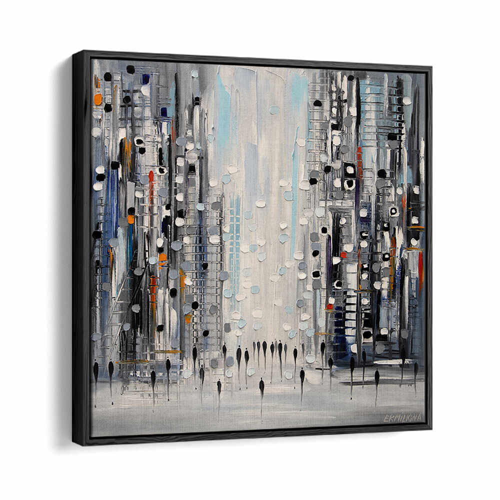 STREET LIFE , MODERN IMPRESSIONISM PAINTINGS