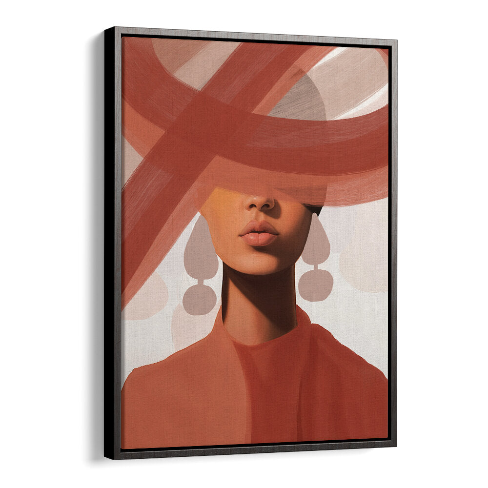 STUDIO PALETTE WOMAN TERRA , PORTRAITS & FIGURATIVE ILLUSTRATIONS