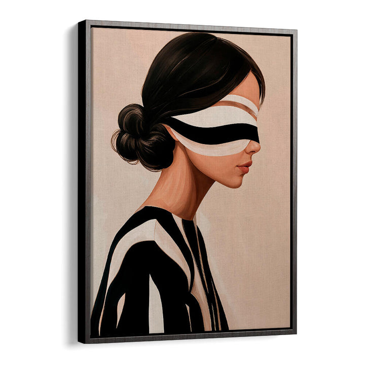 STUDIO PALETTE WOMAN XI , PORTRAITS & FIGURATIVE ILLUSTRATIONS