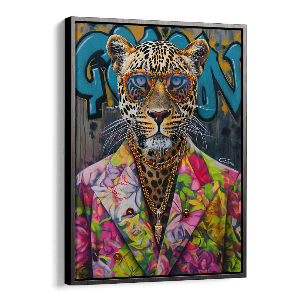 STYLISH LEOPARD , POP ART PAINTINGS