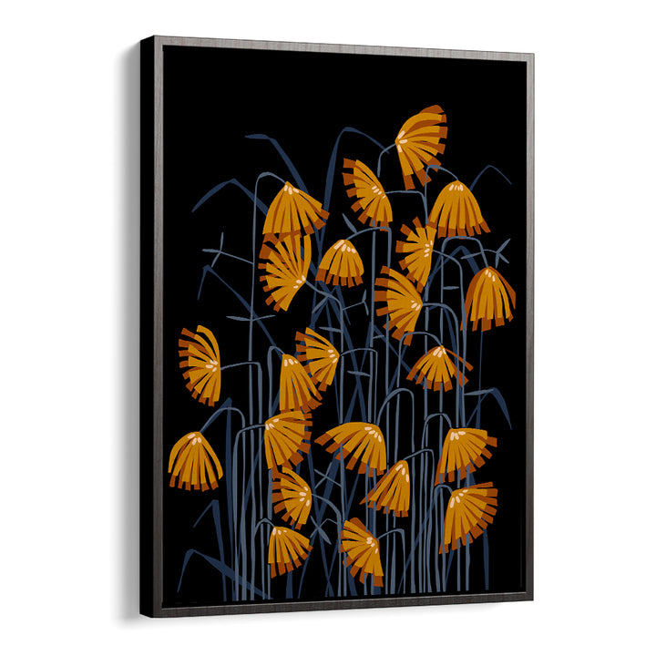 STYLIZED ORANGE REEDS