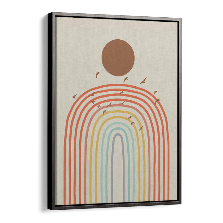 STYLIZED RAINBOW , BOHO ART PAINTINGS