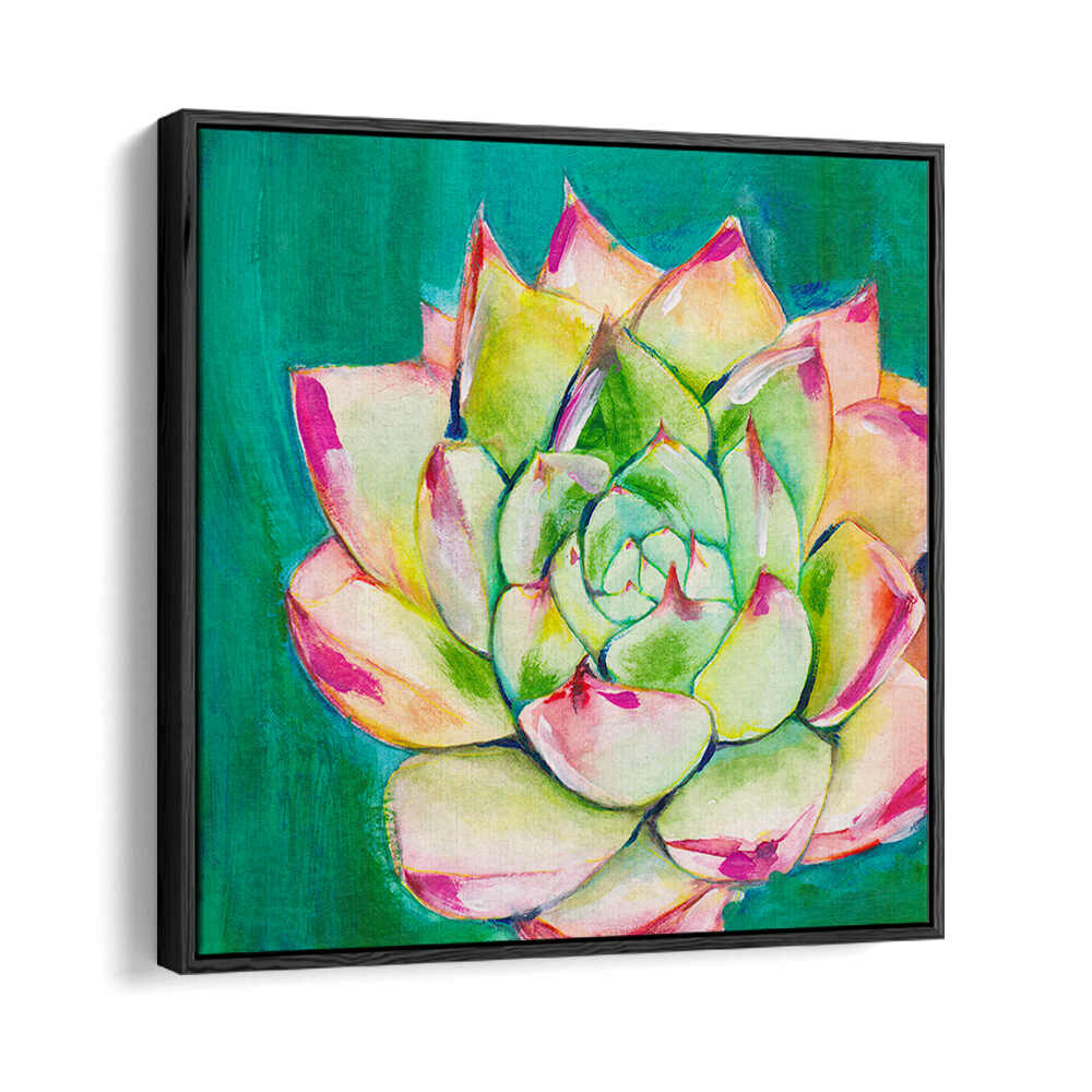 SUCCULENT I LARGE , FLORAL FLOWER PAINTINGS