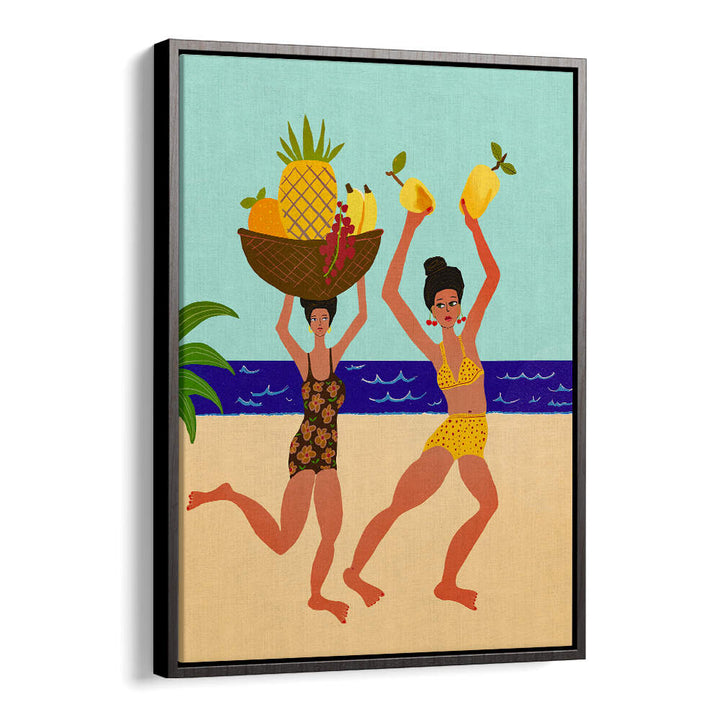 SUMMER TROPICAL FUN TIME , PORTRAITS & FIGURATIVE ILLUSTRATIONS