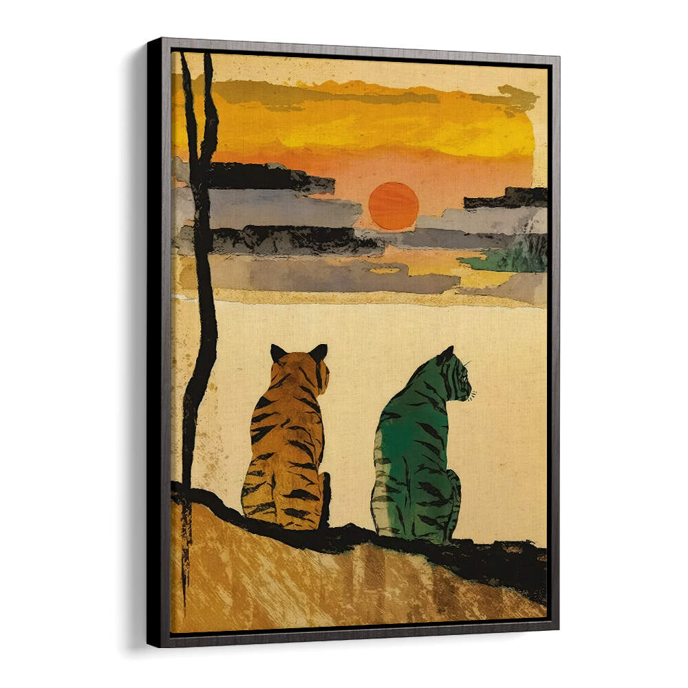 SUNSET COMPANIONS , ANIMAL PAINTINGS