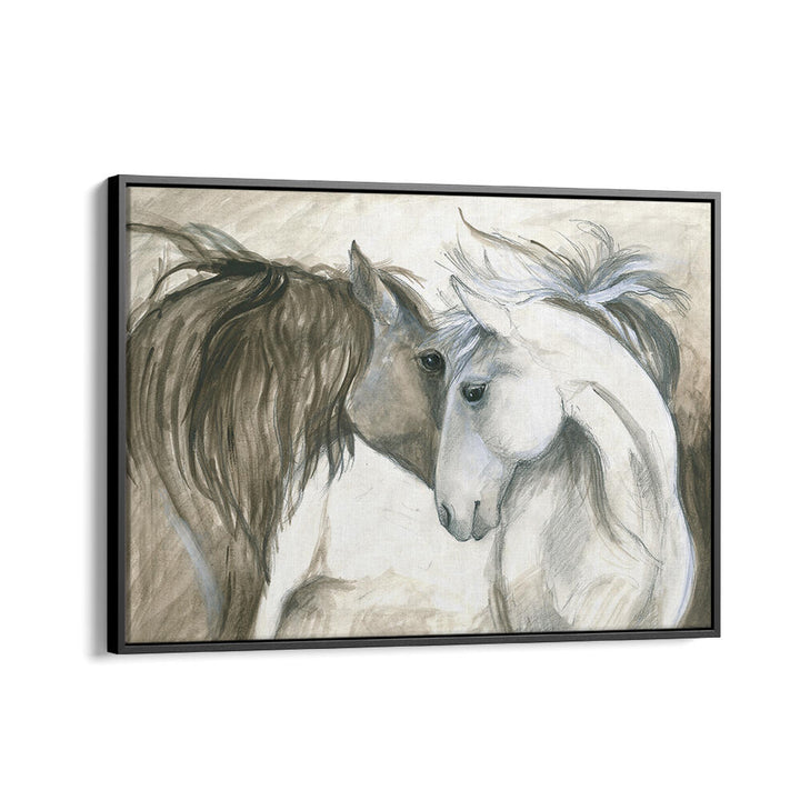 TENDER CONNECTION BETWEEN TWO HORSES