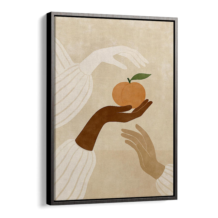PEACH RITUAL , BOHO ART PAINTINGS