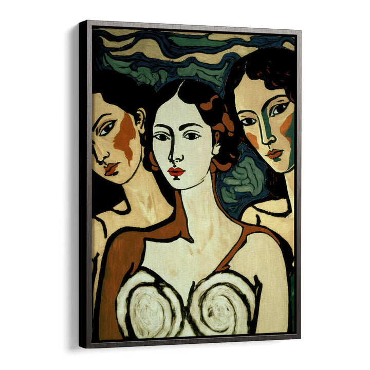 TRIO OF ELEGANCE , PORTRAITS & FIGURATIVE ILLUSTRATIONS