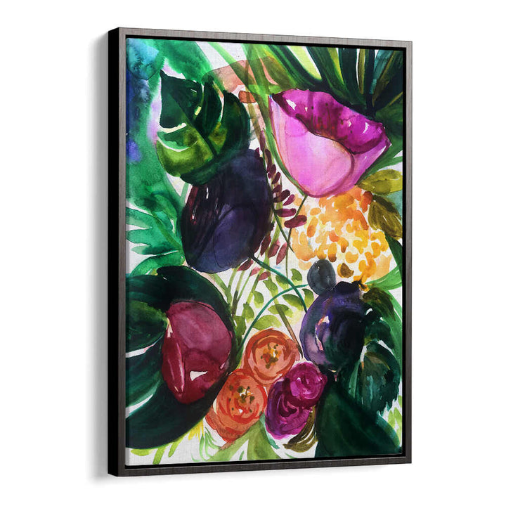 TROPICA I , FLORAL FLOWER PAINTINGS