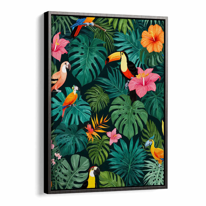 TROPICAL PARADISE , ANIMAL PAINTINGS