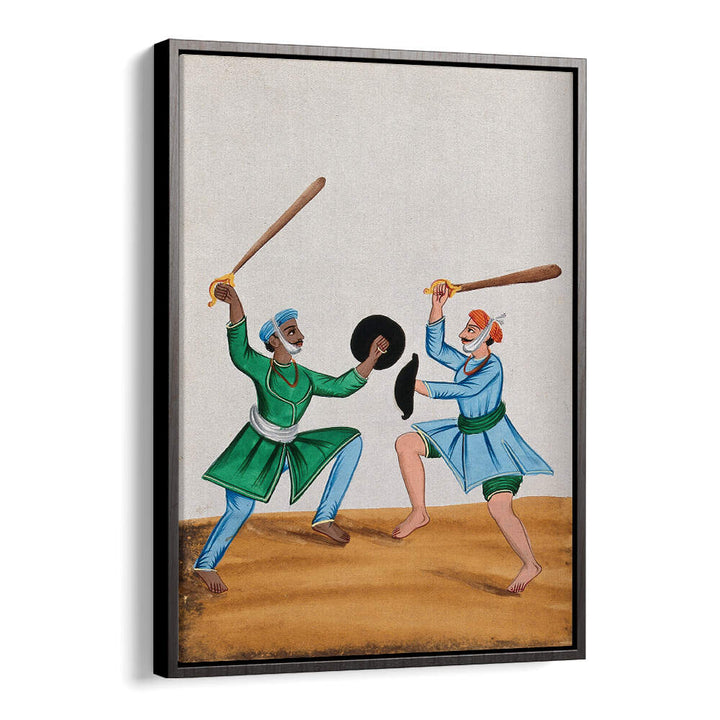 TWO SIKH MEN DUELING