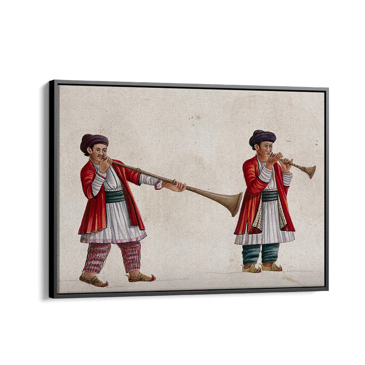 TWO MUSICIANS PLAYING THE SHEHNAI