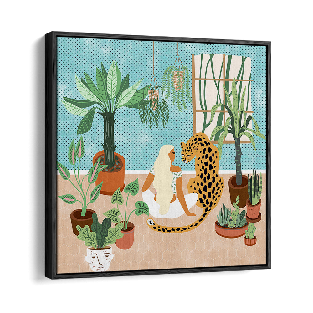 URBAN JUNGLE , BOHO ART PAINTINGS