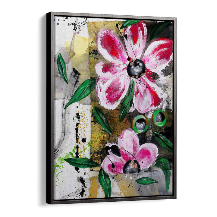 VIBRANT PETAL DANCE , FLORAL FLOWER PAINTINGS