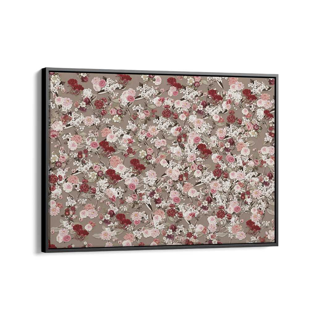 Add a touch of elegance with VINTAGE FLOWER ROMANCE, FLORAL FLOWER PAINTINGS featuring vibrant blooms on a neutral backdrop.