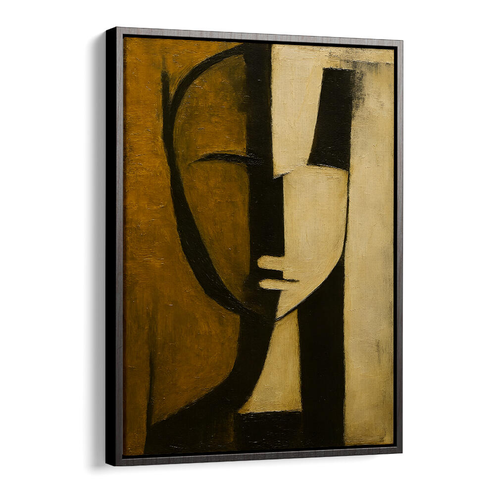 WATCHER BEHIND THE PILLAR , EXPRESSIONISM PAINTINGS