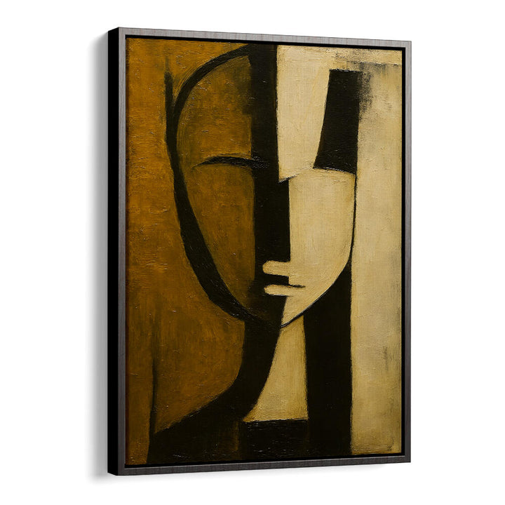 WATCHER BEHIND THE PILLAR , EXPRESSIONISM PAINTINGS