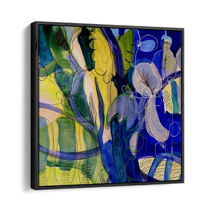 Stunning WATER FLOWERS V, ABSTRACT PAINTINGS, showcasing vibrant colors and elegant design for modern decor.