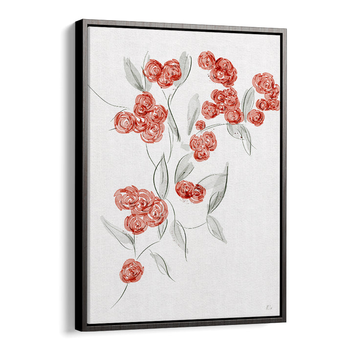 WATERCOLOR RED FLOWERS
