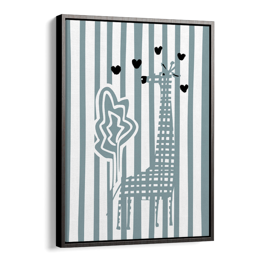 WHIMSICAL GIRAFFE AND HEARTS