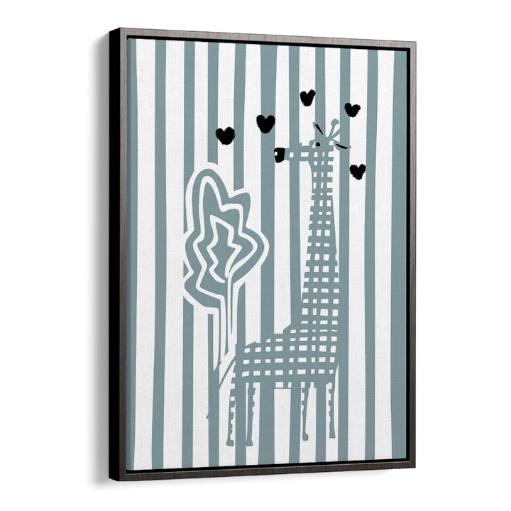WHIMSICAL GIRAFFE AND HEARTS