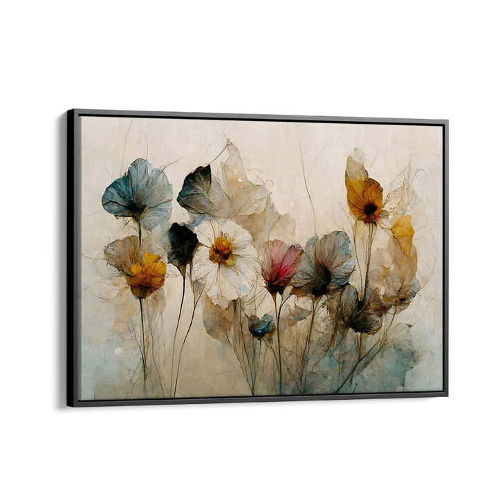 WHISPERING BLOOMS V , FLORAL FLOWER PAINTINGS