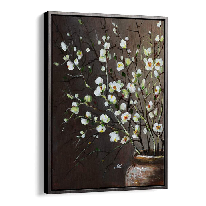 WHITE BLOSSOMS IN VASE