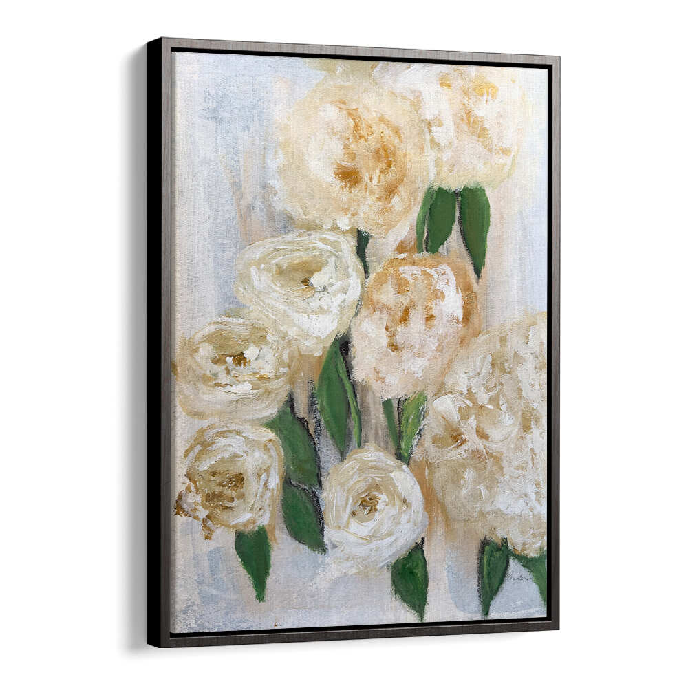 WHITE WHISPER , FLORAL FLOWER PAINTINGS