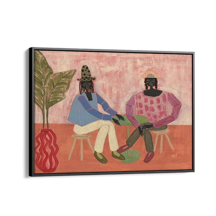 WITH A FRIEND , PORTRAITS & FIGURATIVE ILLUSTRATIONS