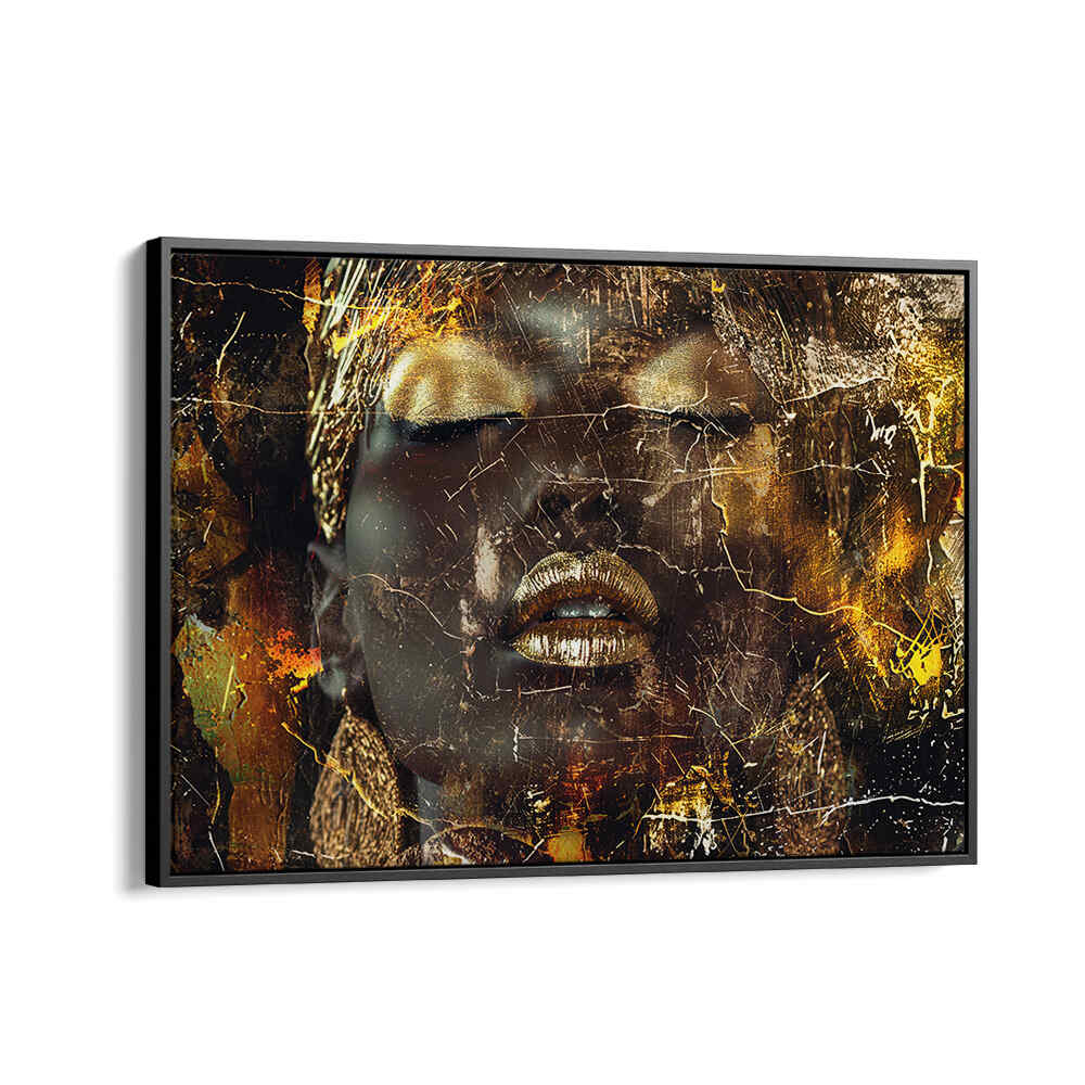 WOMAN ART ILLUSTRATION III , AFRICAN ART PAINTINGS