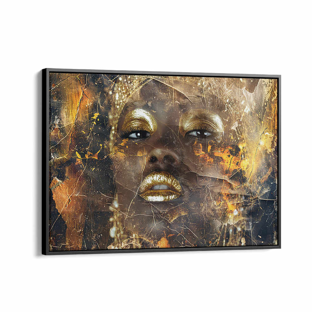 WOMAN ART ILLUSTRATION IV , AFRICAN ART PAINTINGS