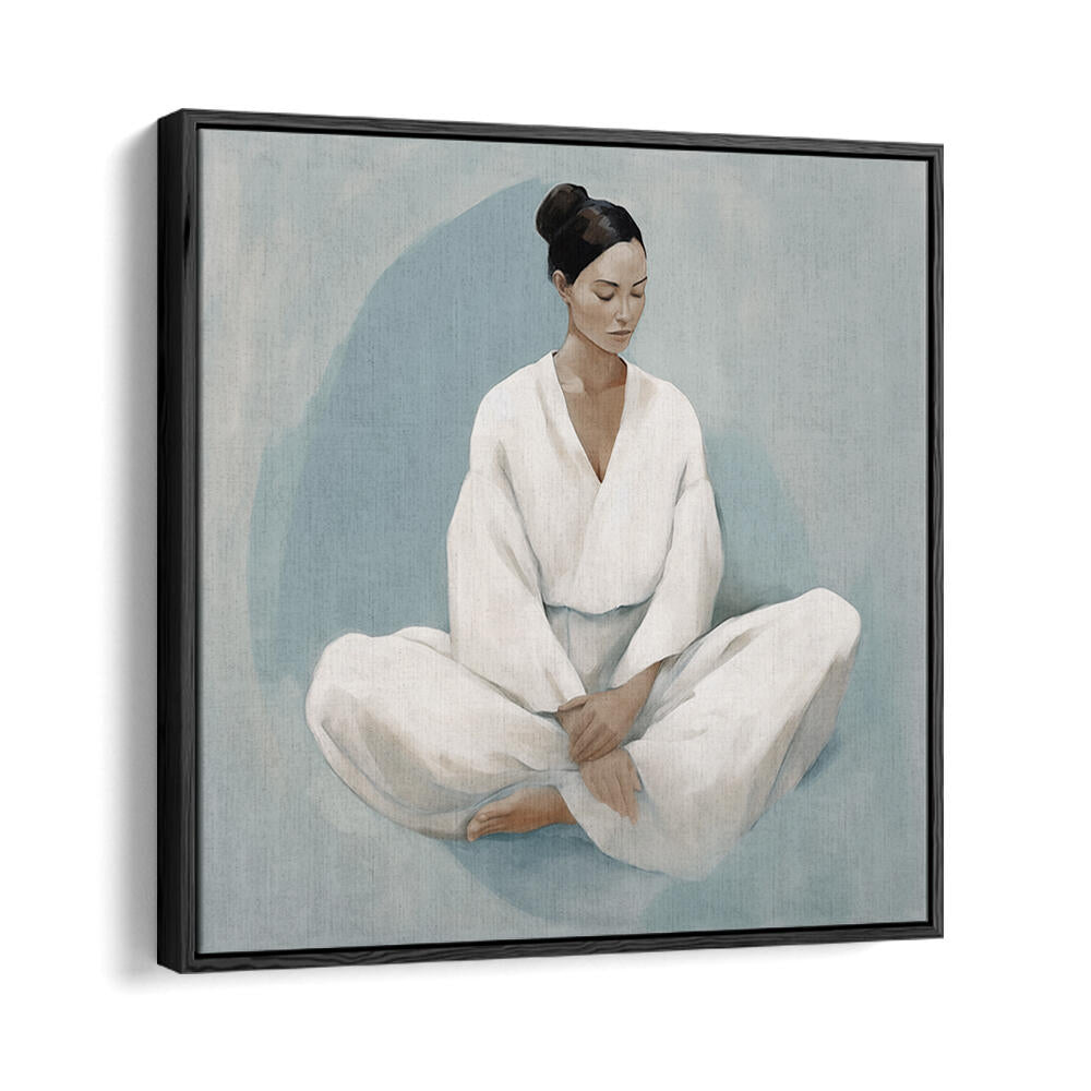 WOMAN IN MEDITATION , HEALTH & WELNESS