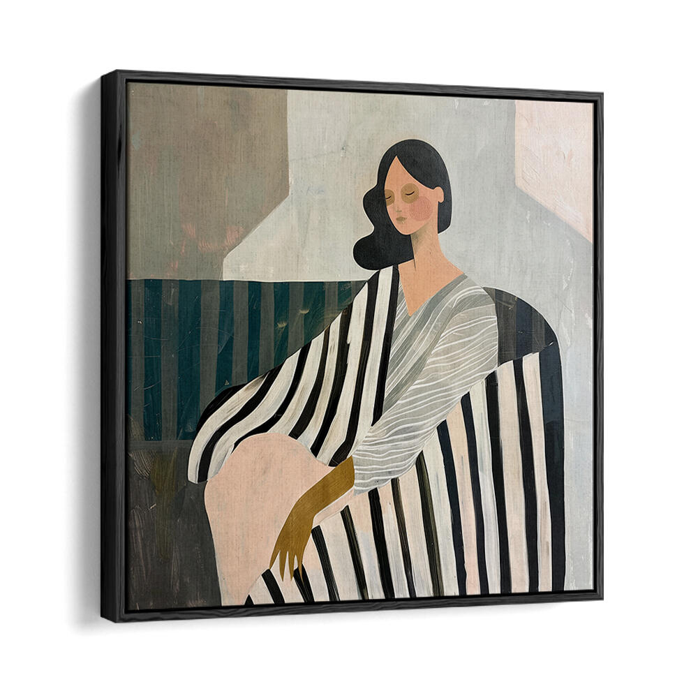 WOMAN IN RECLINE , PORTRAITS & FIGURATIVE ILLUSTRATIONS