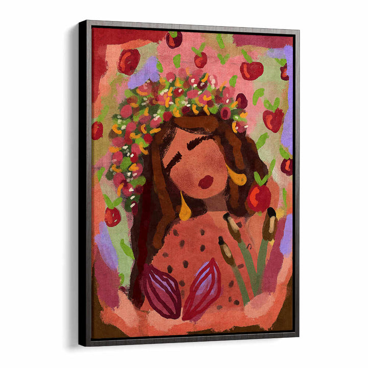 WOMAN AND APPLES