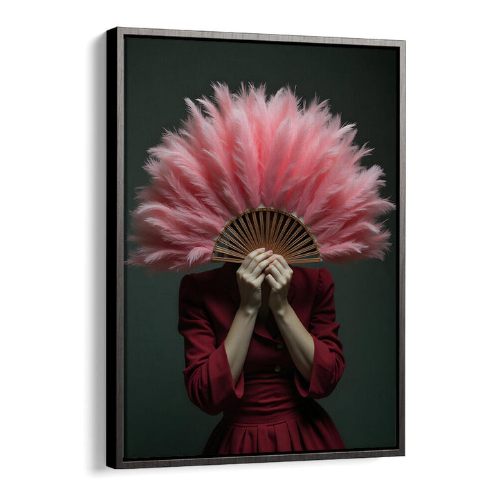 WOMAN WITH FEATHERS