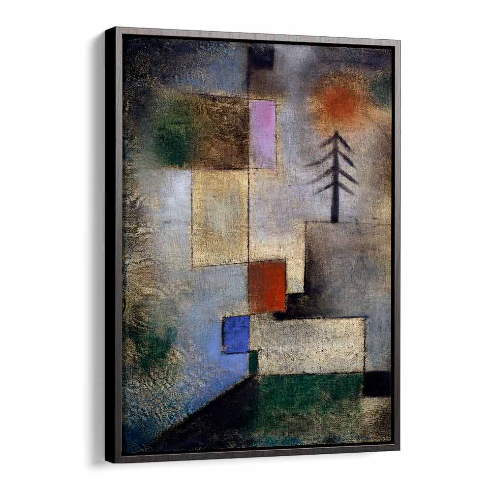 SMALL FIR PICTURE (1922) BY PAUL KLEE, PAUL KLEE PAINTINGS