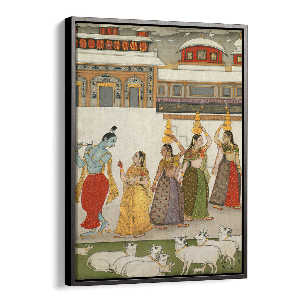 KRISHNA , INDIAN ART PAINTINGS