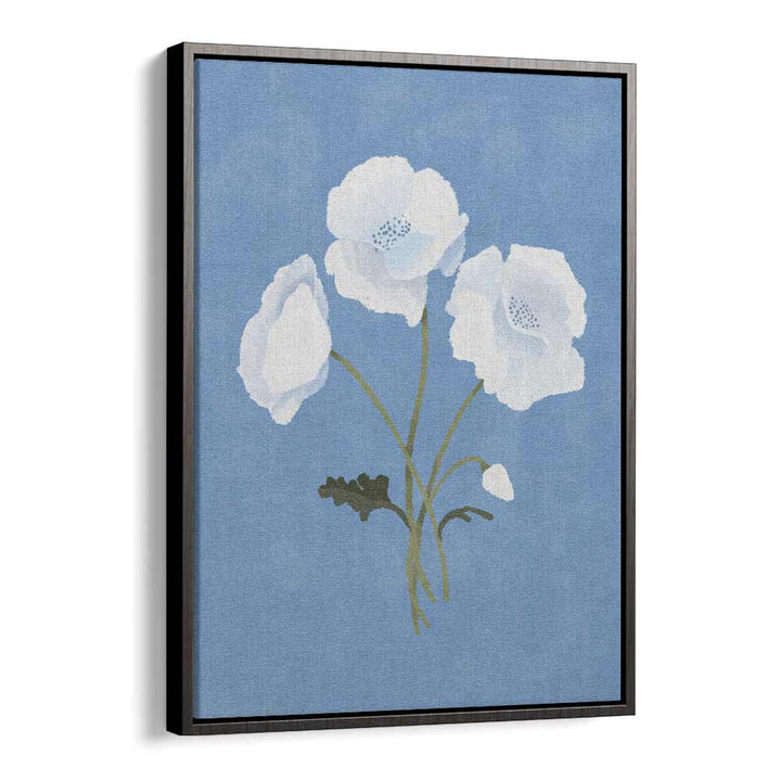 WHITE ON BLUE BY GOED BLAUW, BOTANICAL ART PRINTS